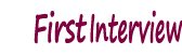 First Interview Logo